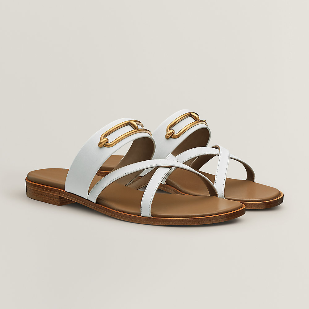 ✨HERMES　大判　helen✨ Hermès Pre-Loved Oran sandals for Women - Green in UAE